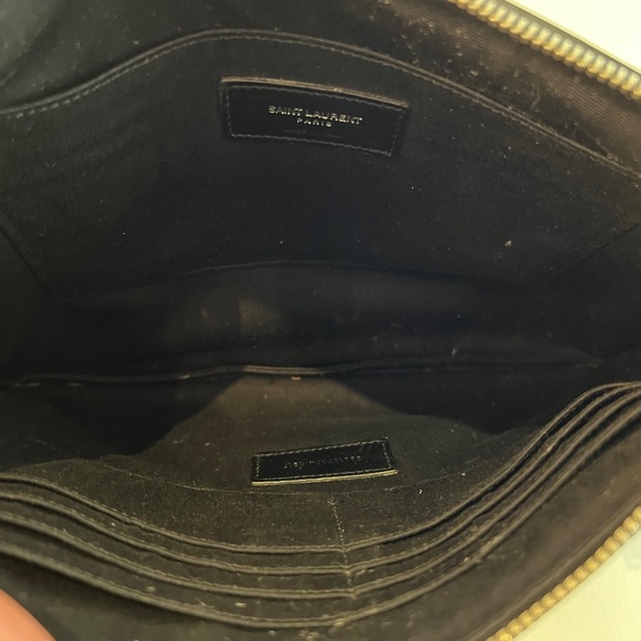 Saint Laurent - Vintage Rive Gauche Logo - Pouch - Smooth Leather - Gift Set/Box - Picture 9 of 16